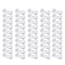 20Pcs Self Adhesive Cable Management Clips, Cable Organizers Sticky Wire Clips Cord Holder for TV PC Laptop Ethernet Cable Desktop Home Office