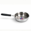 TOSAA TRIADIMINI Fry PAN - 3- Ply rozsdamentes acél - 124; kis, nem-Stick Frying Pan Pan 124; Induction & Gas Infable, Mini Trivole Fry Pan minden nap Főzés 124; Nem Reaktív acél 124; 590 ml