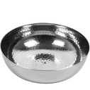 KC Sandwich Alsó nehéz gumi rozsdamentes acél Hammered Tatla, Kezelés nélkül Kadhai Cookware (1500 ML)