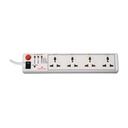 Horgony a Panasonic Spike Guard- 4 Universal Socket egykapcsolóval - 4 Mtr (22048)