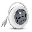 Wipro North West Flex Box Extension Cord with 2 Universal 3 Pin Socket & 1 Units of 2 Pin Sockets, with Master Switch & Indicator | 5 mtr Long Copper Wire | Power Strip for Home, Office | Pack of 1