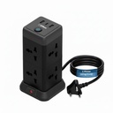 EMBOX Cube Extension Board, USB Type C-124; 2500W Extension Board, Switches-124; Extension Cord 8 Universal Sockets Biztonsági zárral és túlterhelésvédő
