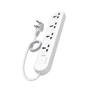 Bestor VoltEdge Extension Board 1500W Power Converter 4 Universal Sockets, 1.5M Cord, Master Switch, LED Indicator, Child Safety Shutter, 3- Pin Multi Pug otthoni készülékekhez (fehér)
