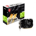 MSI GeForce GT 730 ddr3 _ sdram pci _ e _ x4 4GB Graphics Card - 4GB DDR3, PCI Express 2.0, DVI- D x1, D- SUB x1, HDMI 1.4a x1 (N730K- 4GD3 / OCV1)