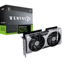 MSI GeForce RTX 5070 12G Ventus 2X OC Graphic Card - NVIDIA GeForce RTX 5070 GPU, 12GB GDDR7 192bit Memory, 28 Gbps, PCI Express Gen 5 Interface, Upto 2542 MHz, TORX Fan 5.0