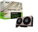 MSI GeForce RTX 5060 Ti 16G Inspire 2X OC Graphic Card - NVIDIA GeForce RTX 5060 Ti GPU, 16GB GDDR7 128bit Memory, 28 Gbps, PCI Express Gen 5 x16 Interface, Upto 2617 MHz, STORMFORCE Fan