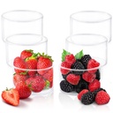 Borosil Stackable Serving Set Katoree Set - 124; Boroszilikát Üveg Konyha & Dinning - 124; Kattori Bowl szerving Dips, Chutney, Herbs, Sauce, Ketchup - 124; Mikrohullámú és mosogatógép széf (105 ml)