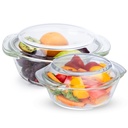 AGARO Elite Boroszilikát üveg sütemény Lid, Set of 2, 700ml & 1000 ml, Serving Bowl, Konyha, Oven & Mikrohullámú, Mosogatógép és fagyasztó széf, Scratch ellenálló, Átlátszó.