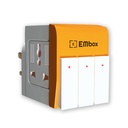 EMBOX 3 Pin Multi Pug adapter egyéni kapcsolóval 3 Pin Pug Socket biztonsági zár Spike Buster Fuse védett adapter 3 Way Plug kiterjesztés otthoni iroda Travel- 5A- 250V, csomag 1 narancs