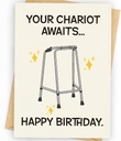 Funny Birthday Card | Funny Birthday Cards for Men, Women, Dad, Mom, Brother, Sister, Friends, Family, and Anyone | Unique Birthday Decorations & Gifts | Happy Birthday Card