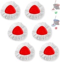 BonusLife Refill for O-Ceda EasyWrin Spin Mop Head 1-Tank System Only, 6 Refills