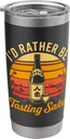 I'd Rather Be Tasting Sake Funny Japanese Rice Wine Lover Stainless Steel Insulated Tumbler
