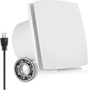 Exhaust Fan,Wall Mounted Vent Fans, Exhaust Fan Extractor, HG Power Ultra Silent 6 Inch Home Ventilation Fan Bathroom Garage Moisture Exhaust Fan 150mm