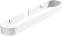 GSHLLO 12 Inch Metal Hand Towel Holder Self Adhesive Towel Rack Screw Wall Mounted Towel Stand Towel Hanging Rail for Bathroom Kitchen White