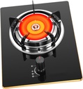 Gas Cooker,4.8kw Desktop Gas Stove,Household Single-Head Embedded,for Food Stalls Family Restaurants(NG)