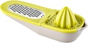 Zerodeko Manual Lemon Squeezer Citrus Juicer Set Cheese Grater Handheld Fruit Squeezer for Lemon Orange Grapefruit