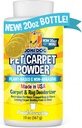 Bodhi Dog Natural Carpet Deodorizer Powder - Dry Pet Smell Eliminator & Urine Odor Remover - Loosens Fur & Dirt - Plant-Based Room Freshener for Vacuuming Home - Fresh Laundry (Pack of 1)