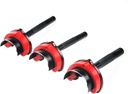 OWDEN Design 3Pcs. Leather Belt end Cutter Punch Set,Half-Round Shaped,Strap Punch Tool Set,3 Sizes Leather Tool.