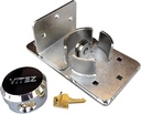 Roll-Up Door Lock – New Model - Outdoor High-Security Lock for Garages, Sheds and Storage Units - Heavy- Duty Hasp & Padlock