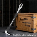 10" Nail Puller,Cats Paw Pry Bar Multi functional Operating Tool for Lifting and Pulling Nails and Pry Bars