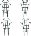 Trellis for Potted Plants, Stackable Small Indoor Plant Trellis for Climbing Plants Outdoor for Vine Ivy Hoya Houseplants Flower Plant Support, 4 Pack