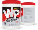 WIPESPLUS No-Rinse Food Contact Wipes Canister Multi-Surface Wipes, Unscented for Home and Business, 100, (1 Pack of 100)