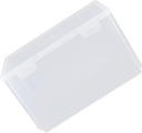 Cabilock Daily Use Bread Storage Box Transparent Fridge Sealing Case for Organizing Condiments Snacks and Food Airtight Kitchen Crisper to Keep Bread Fresh