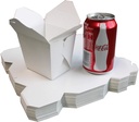 50 pack 16oz chinese white take out paper box,Noodle Take Out Food collapsible Container