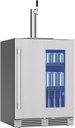 Zephyr Presrv™ 24" Stainless Steel Kegerator & Beverage Cooler - Indoor Refrigerator, Cellar Freestanding Fridge and Keg Beer Cooler - Compatible with Multiple Keg Configurations