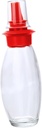 1pc Silicone Oil Brush with Bottle for Bbq Food-grade Silicone Oil Dispenser Non- Design Easy to Clean for Grilling and Cooking Red