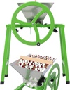 Fruit and Apple Crusher-7L Manual Juicer Grinder,with Wheel Portable Fruit Scratter Pulper for Wine and Cider Pressing Stainless Steel,1.8 Gallon (Bracket Disc)