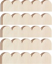 12 Pack Unfinished Scalloped Decorative Wood Trim Scalloped Edge Decorative Wood Molding Cute DIY Moulding Trim for Christmas Home Wall Cabinet Shelf and Window Door (15.75 x 3.54 Inch)