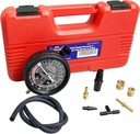HFS(R) Fuel Pump Tester Gauge Kit Carburetor Valve Fuel Pump Pressure & Vacuum Tester Gauge Test Kit Below 10PSI for Car & Truck W/Storage Box