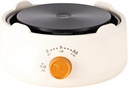 White 500W Electric Teapot Stove, 110V Multifunctional Heater for Ceramic Or Glass Kettles, Portable Countertop Burner