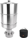 3F UL GEAR Camping Stove Accessory Pellet Bin - Large Pellet Fuel Silo for Outdoor Tent Stove