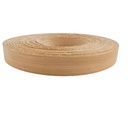 Cherry Wood Veneer Edge Banding Tape,7/8 inch ×50ft Iron On Wood Strips,Preglued Hot Melt Adhesive Edgebanding,Flexible Plywood Wood Edging for Furniture Restoration Work