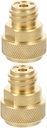 2sets Adapter Gas Bottle Adapter for Soda Water Portable Soda Machine Converter