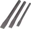HORUSDY 3-Piece Heavy-Duty Cold Chisel Set, 3/8", 1/2", 5/8" Metal Chisels, Drop-Forged Cr-V Steel for Woodworking, Metalworking, Masonry & Carpentry