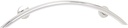 30" Designer Crescent Curved Bathroom Shower Grab Bar, Polished Finish