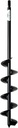 Power Planter Extended Length Garden Auger Drill Bit, 3" x 24" with 3/8" Non-Slip Hex Drive, Auger Drill Bit for Planting Bulbs and Potted Plants, Garden Digging Tool for Dirt, Clay, Soil and Sand