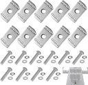 20pcs Screws Kit for Rhino-Rack Pioneer Rotopax, M6 304 Stainless Steel Machine Screws for Rhino Rack Pioneer Rotopax Screws Nut Kit Machine Screws Accessories for Car Bracket 43203 (25mm)