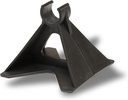 MARSHALLTOWN Heavy Duty 1.5 Inch Rebar Support Chair Construction Concrete Spacing Stand with Snap-in Mount, 500 Pack (28659)