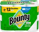 Bounty Paper Towels Select-A-Size White, 6 Double Rolls, 82 Sheets Per Roll