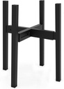 Heavy Plant Stand for 10"-16" Plant Pot Indoor Outdoor Corner, Adjustable Metal Heavy Duty for Large Pot (Black 1 Pack)