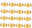 200pcs Plastic Round Moon Cake Box Buckles for Bakery Cake Carrier Container Case Treat Box