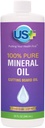 US+ 32oz 100% Pure Mineral Oil - Cutting Board Oil - Food-Grade - USP - Restores & Protects Cutting Boards, Butcher Blocks, Countertops, Steel Surfaces & More