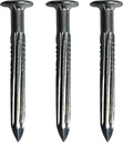 1” – Fluted Hardened Concrete Masonry nails – High strength Cut Carbon steel pointed nails for, cinder block, concrete walls, cement board – 1 in (25mm) Length (100)