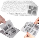 Disposable Sewer Hair Trap, 200 PCS Floor Sewage Sticker, Disposable Shower Drain Hair Grabber Sewage Net Sticker, Sewage Filter, Bathroom, Laundry, Bath, Sink, Kitchen