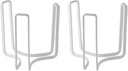 2-Piece Bowl and Plate Holders, Space-Saving Dish Organizers for Cabinets, Sturdy Iron Dish Racks for Kitchen Storage, Ideal for Home and Hotel Use