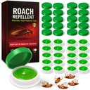 40 Pack Roach Killer Indoor Infestation, Powerful Attraction Cockroach Bait Gel Stations, Quick Kill Formula, Easy to Apply Cockroach Killer for Effective Home Control, Ideal for Kitchens, Bathrooms
